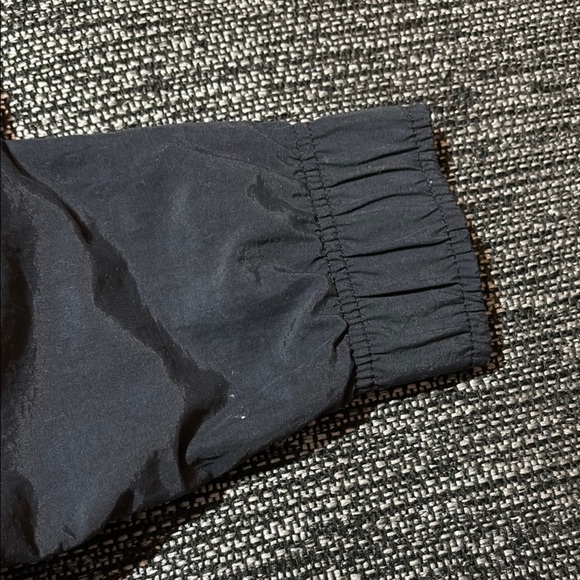 Reebok Black and White Windbreaker with Diagonal Stripe - Picture 6 of 6